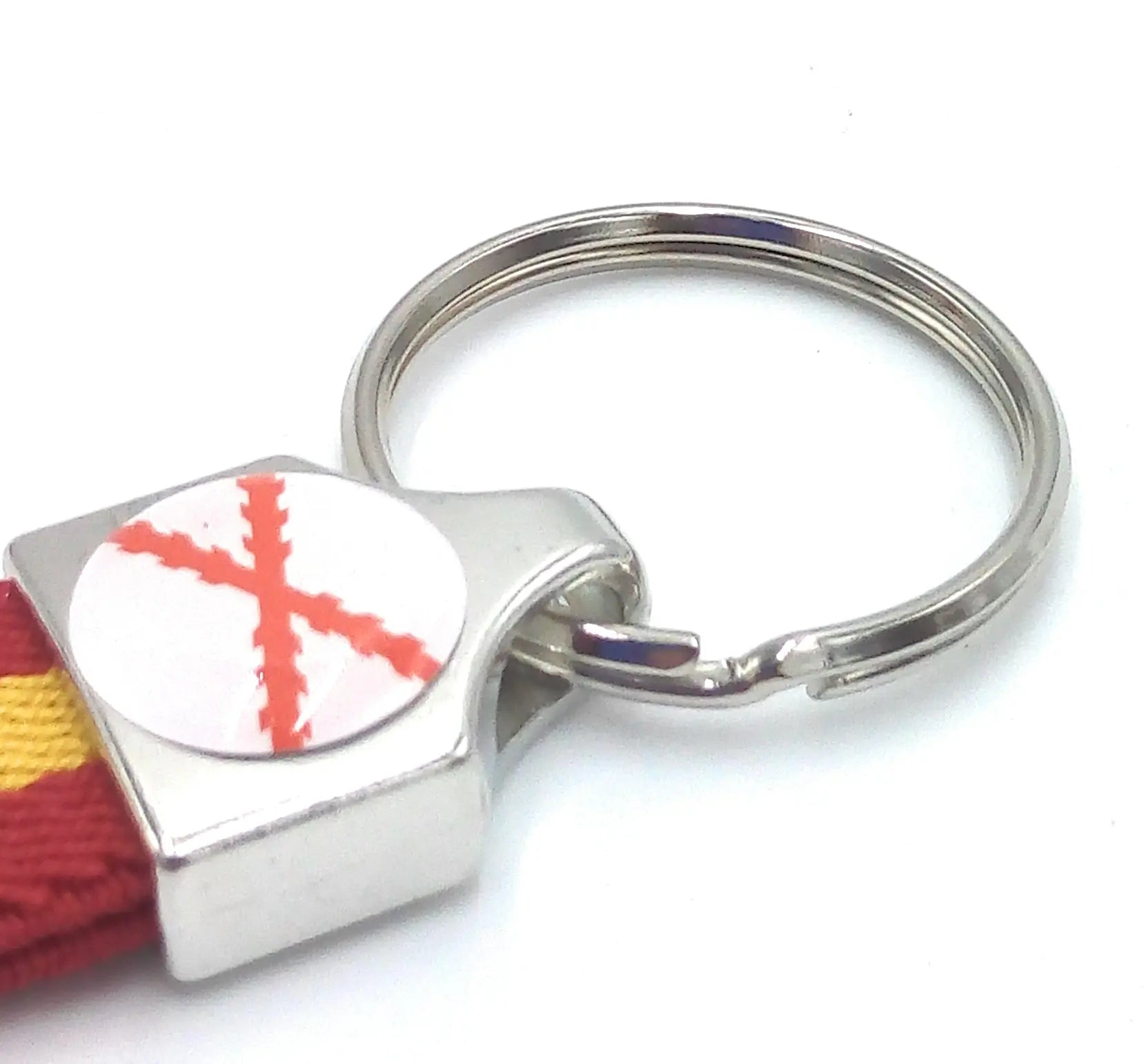 Comprar Llavero Cruz de Borgoña y Bandera España lona azul Bandera España La Flamenca de Borgoña Patricia Muñoz VOX