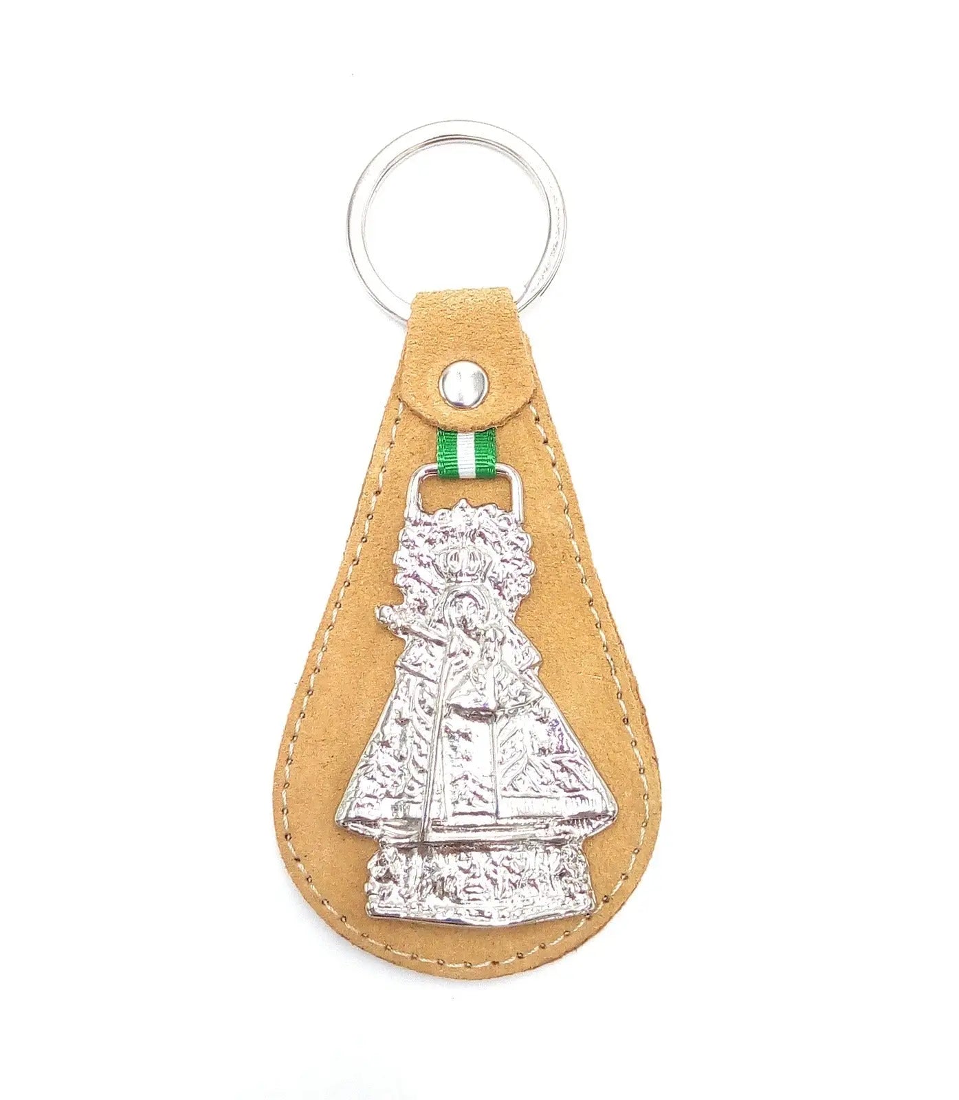 Comprar Llavero Virgen de la Cabeza mostaza Bandera España La Flamenca de Borgoña Patricia Muñoz VOX