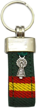 Comprar Llavero Virgen del Pilar Bandera España La Flamenca de Borgoña Patricia Muñoz VOX
