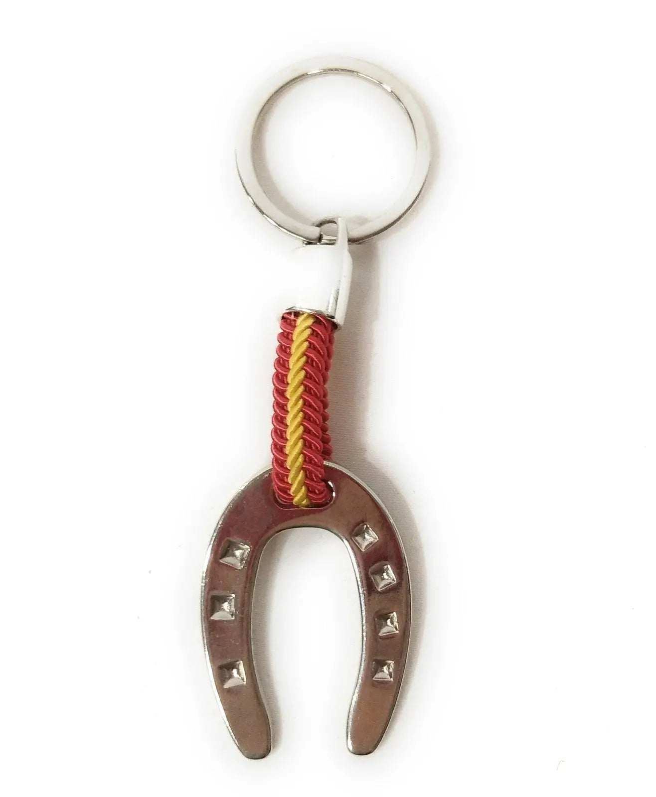 Comprar Llavero herradura Caballo bandera España Bandera España La Flamenca de Borgoña Patricia Muñoz VOX