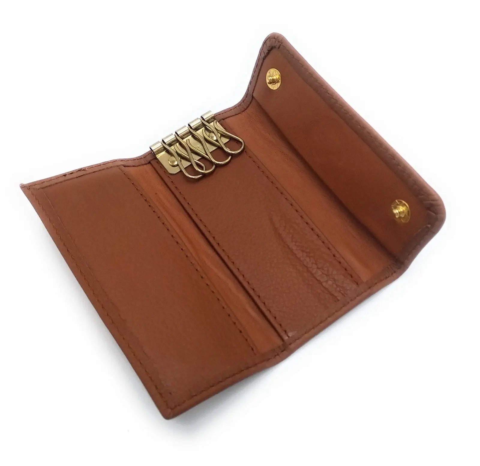 Comprar Llavero piel marrón para 4 llaves Bandera España La Flamenca de Borgoña Patricia Muñoz VOX