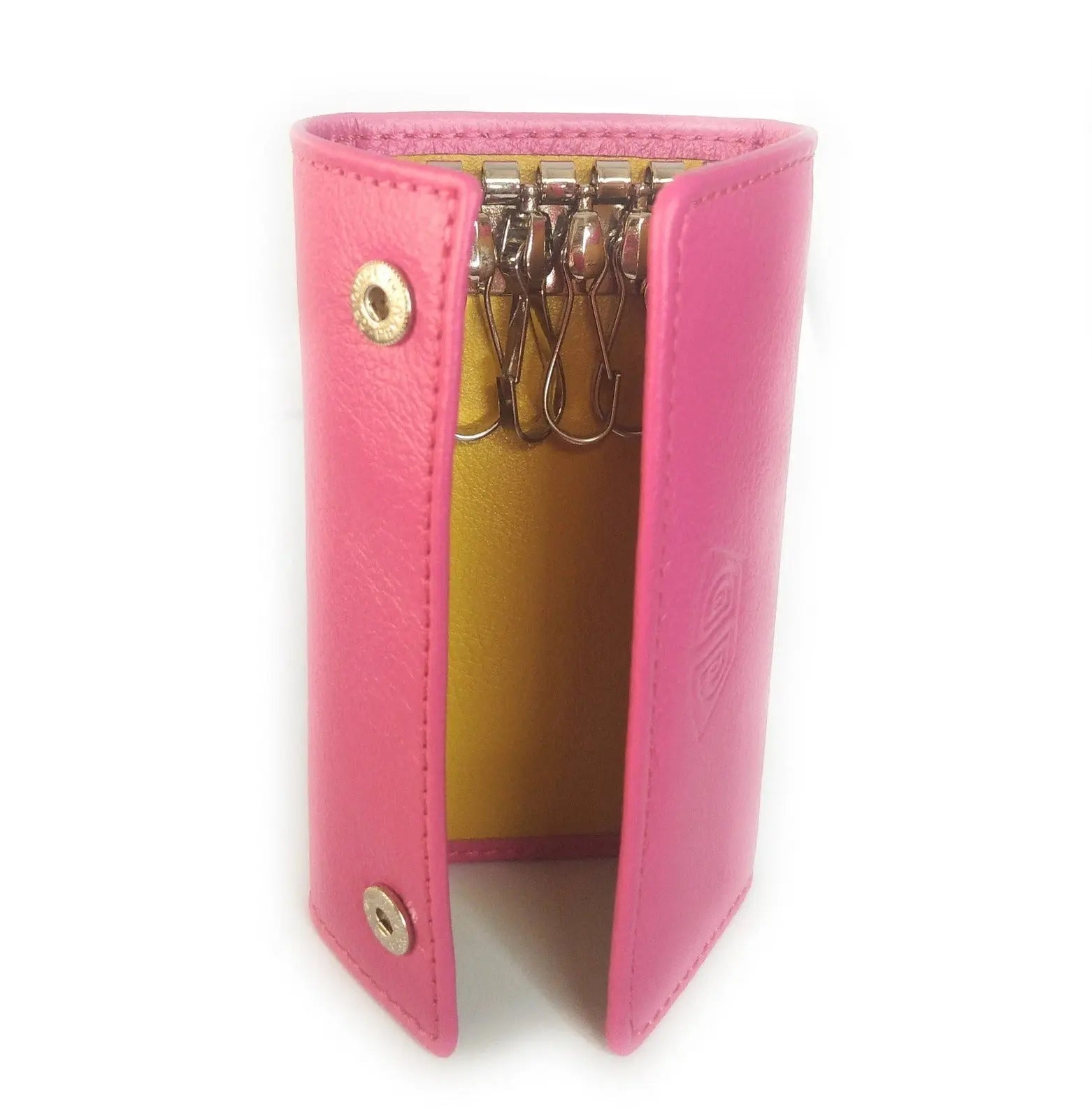 Comprar Llavero piel rosa capote para 6 llaves Bandera España La Flamenca de Borgoña Patricia Muñoz VOX