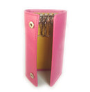 Comprar Llavero piel rosa capote para 6 llaves Bandera España La Flamenca de Borgoña Patricia Muñoz VOX