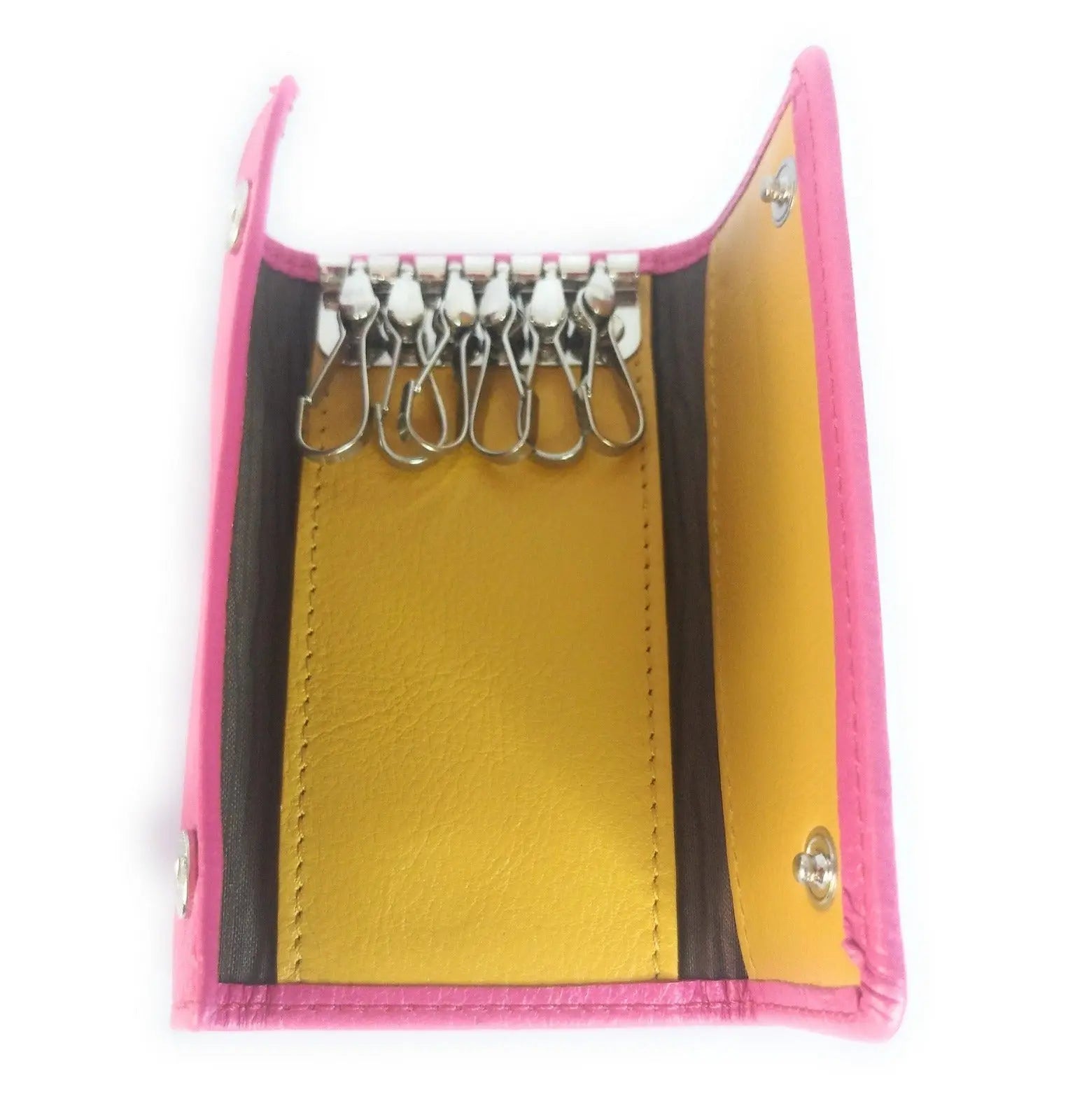 Comprar Llavero piel rosa capote para 6 llaves Bandera España La Flamenca de Borgoña Patricia Muñoz VOX