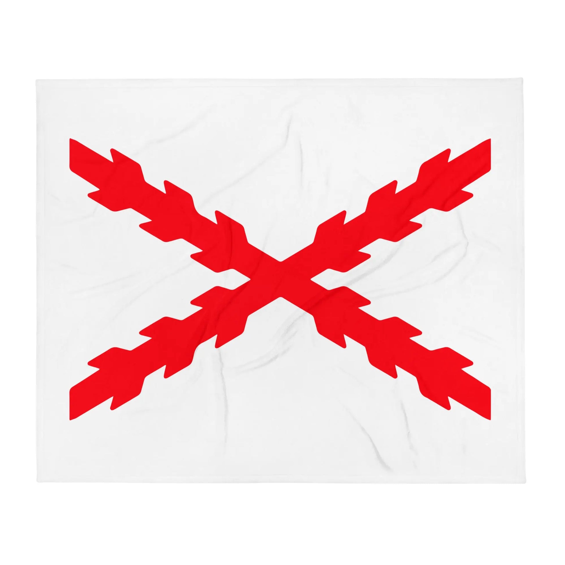 Comprar Manta Cruz de Borgoña Bandera España La Flamenca de Borgoña Patricia Muñoz VOX