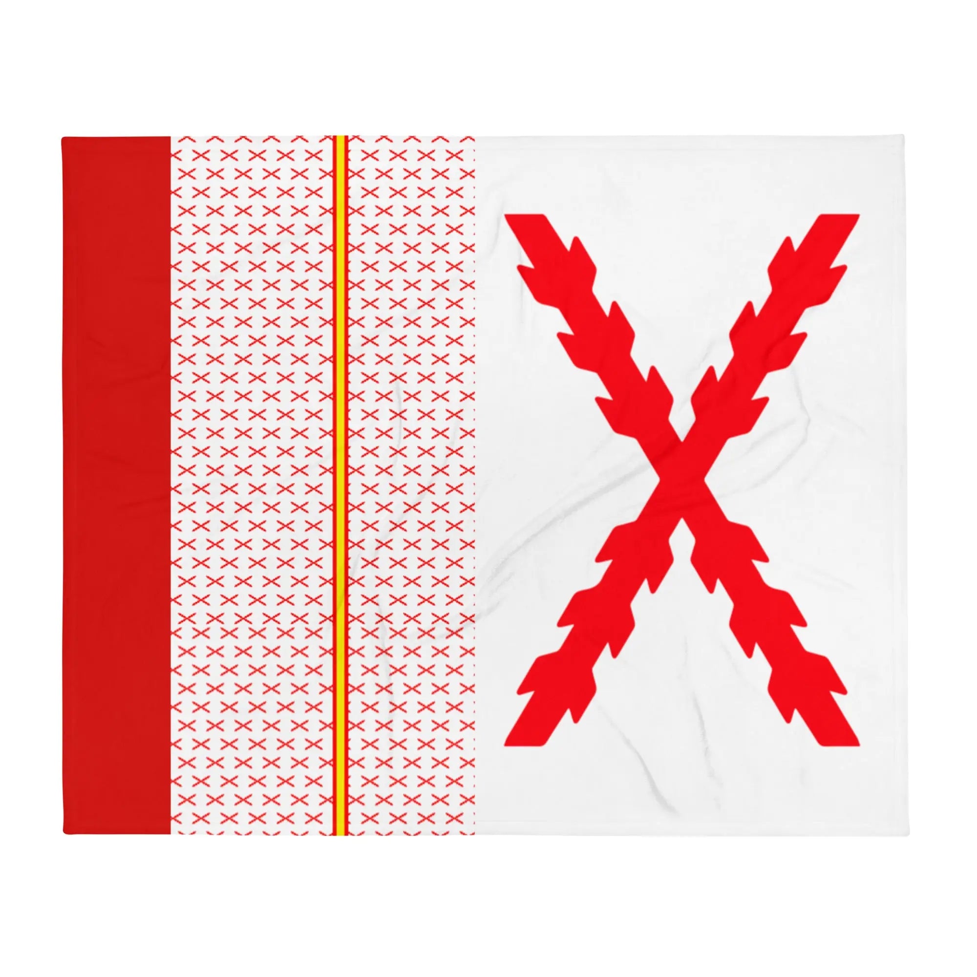 Comprar Manta Cruz de Borgoña y Bandera de España Bandera España La Flamenca de Borgoña Patricia Muñoz VOX