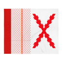 Comprar Manta Cruz de Borgoña y Bandera de España Bandera España La Flamenca de Borgoña Patricia Muñoz VOX