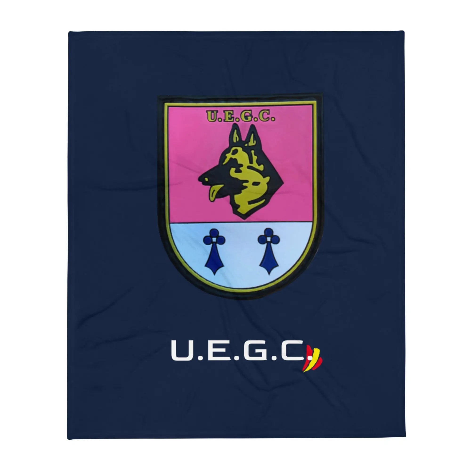 Comprar Manta U.E.G.C. Unidad canina Policía Nacional Bandera España La Flamenca de Borgoña Patricia Muñoz VOX