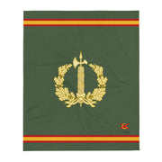 Comprar Manta polar Cuerpo Jurídico Militar Bandera España La Flamenca de Borgoña Patricia Muñoz VOX