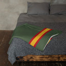 Comprar Manta polar Cuerpo Jurídico Militar La Flamenca de Borgoña, Bandera de España, Cruz de Borgoña, Patricia Muñoz, VOX, Santiago Abascal 