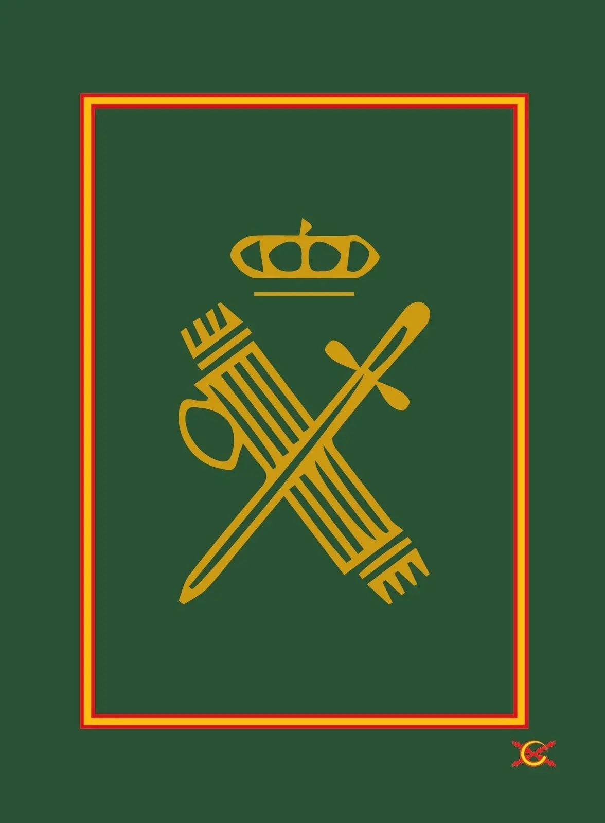 Comprar Manta polar Guardia Civil (II) Bandera España Bandera España La Flamenca de Borgoña Patricia Muñoz VOX