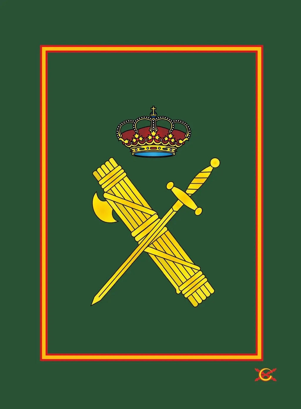2 Unidades x Pulsera Guardia Civil con Bandera de España