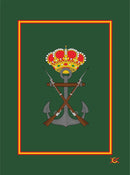 Comprar Manta polar Infantería de Marina (II) Bandera España Bandera España La Flamenca de Borgoña Patricia Muñoz VOX