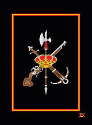 Comprar Manta polar Legión española Bandera España Bandera España La Flamenca de Borgoña Patricia Muñoz VOX