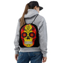 Comprar Mochila con cordones Calavera de España Bandera España La Flamenca de Borgoña Patricia Muñoz VOX