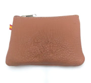 Comprar Monedero de piel con llavero interno Caballo Bandera España La Flamenca de Borgoña Patricia Muñoz VOX