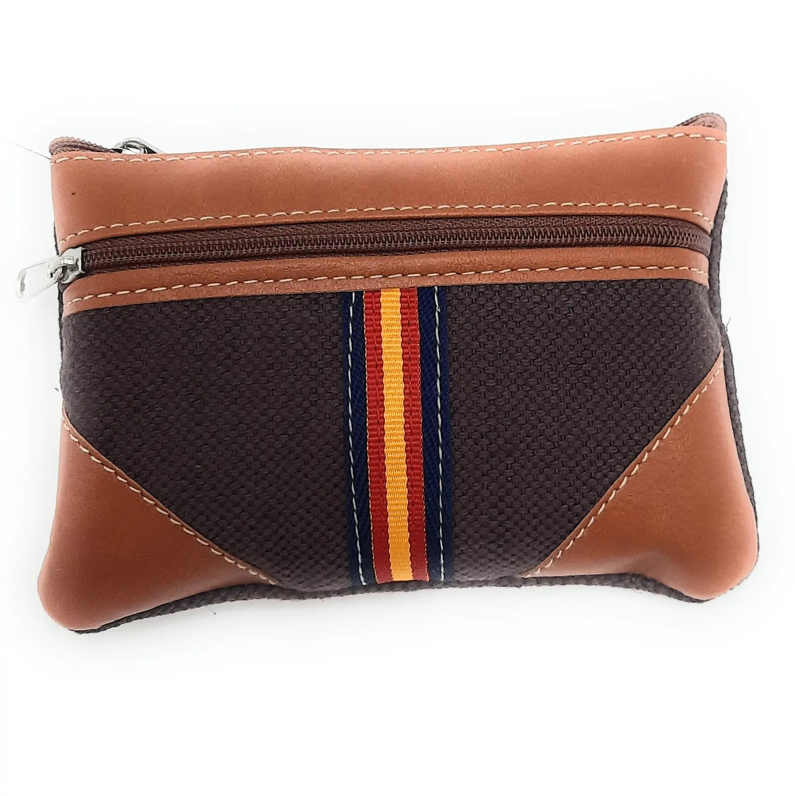 Comprar Monedero lona piel marrón Bandera España Bandera España La Flamenca de Borgoña Patricia Muñoz VOX