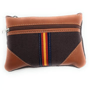 Comprar Monedero lona piel marrón Bandera España Bandera España La Flamenca de Borgoña Patricia Muñoz VOX