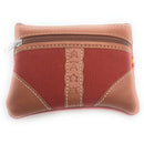 Comprar Monedero lona ROJO y piel Bandera de España Bandera España La Flamenca de Borgoña Patricia Muñoz VOX