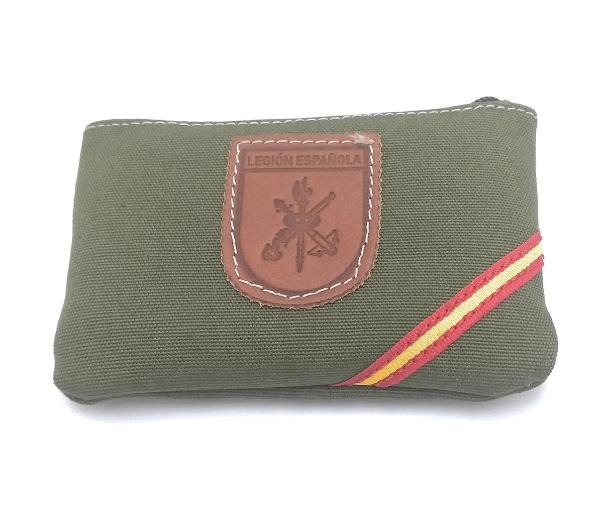 Comprar Monedero lona verde Legión Bandera España La Flamenca de Borgoña Patricia Muñoz VOX