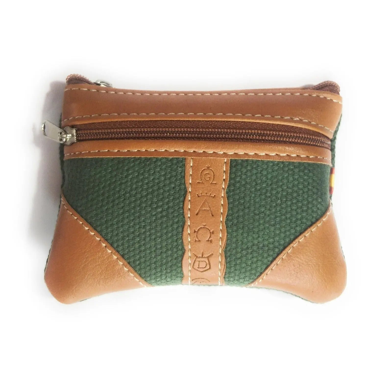 Comprar Monedero Hierros Taurinos verde Bandera España La Flamenca de Borgoña Patricia Muñoz VOX