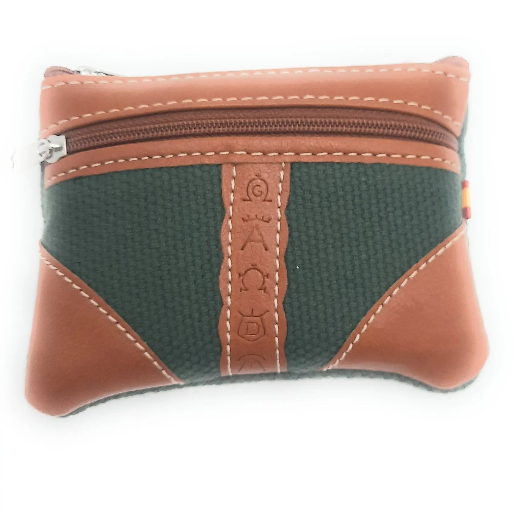 Comprar Monedero Hierros Taurinos verde Bandera España La Flamenca de Borgoña Patricia Muñoz VOX