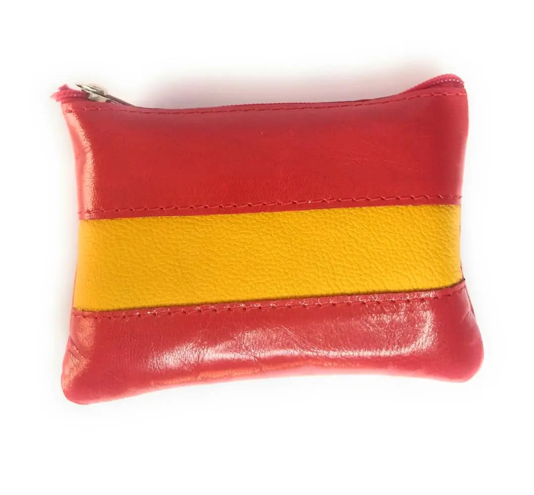 Comprar Monedero piel Bandera de España Bandera España La Flamenca de Borgoña Patricia Muñoz VOX