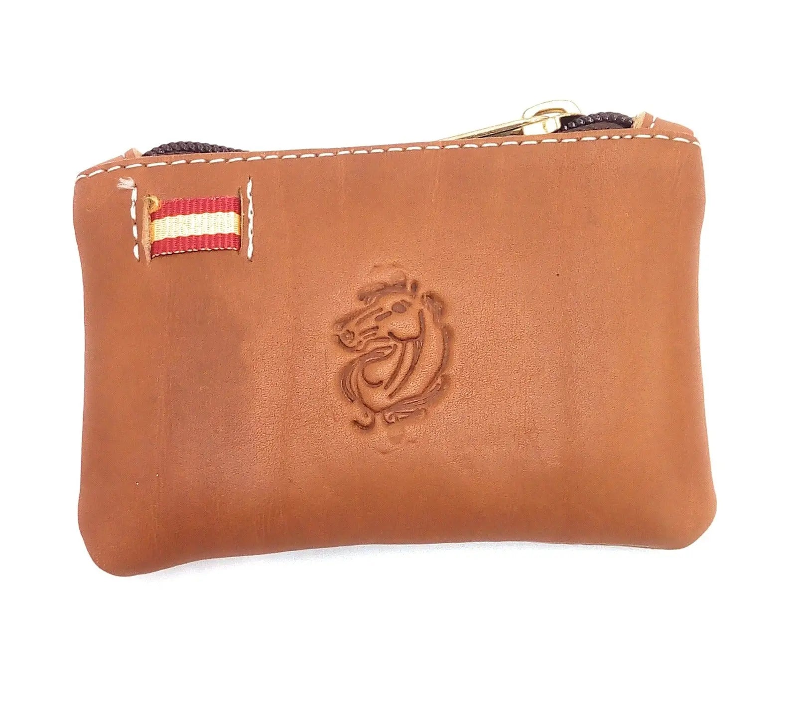 Comprar Monedero Caballista Bandera España cuero Bandera España La Flamenca de Borgoña Patricia Muñoz VOX