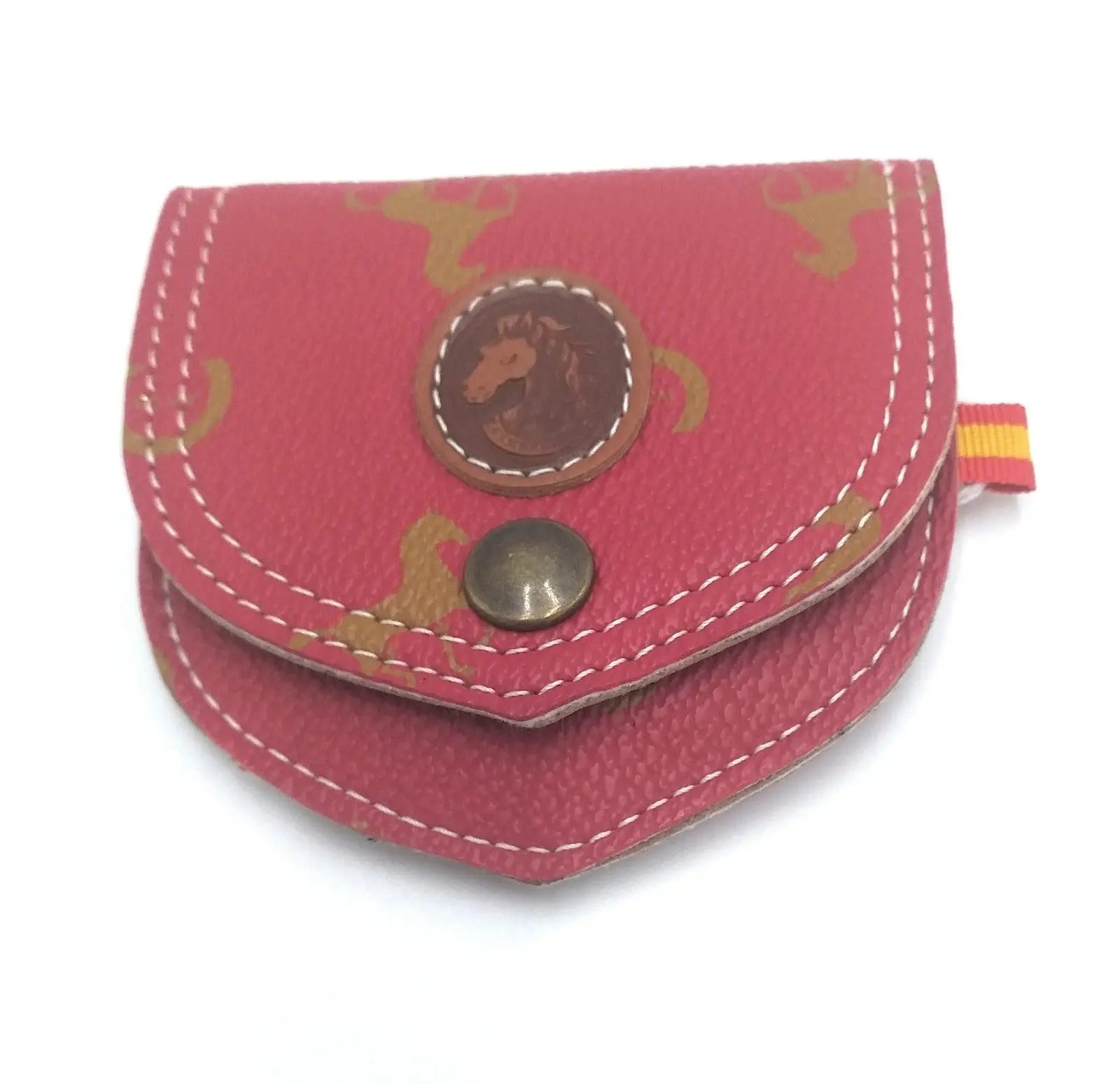 Comprar Monedero Caballo solapa rojo Bandera España La Flamenca de Borgoña Patricia Muñoz VOX