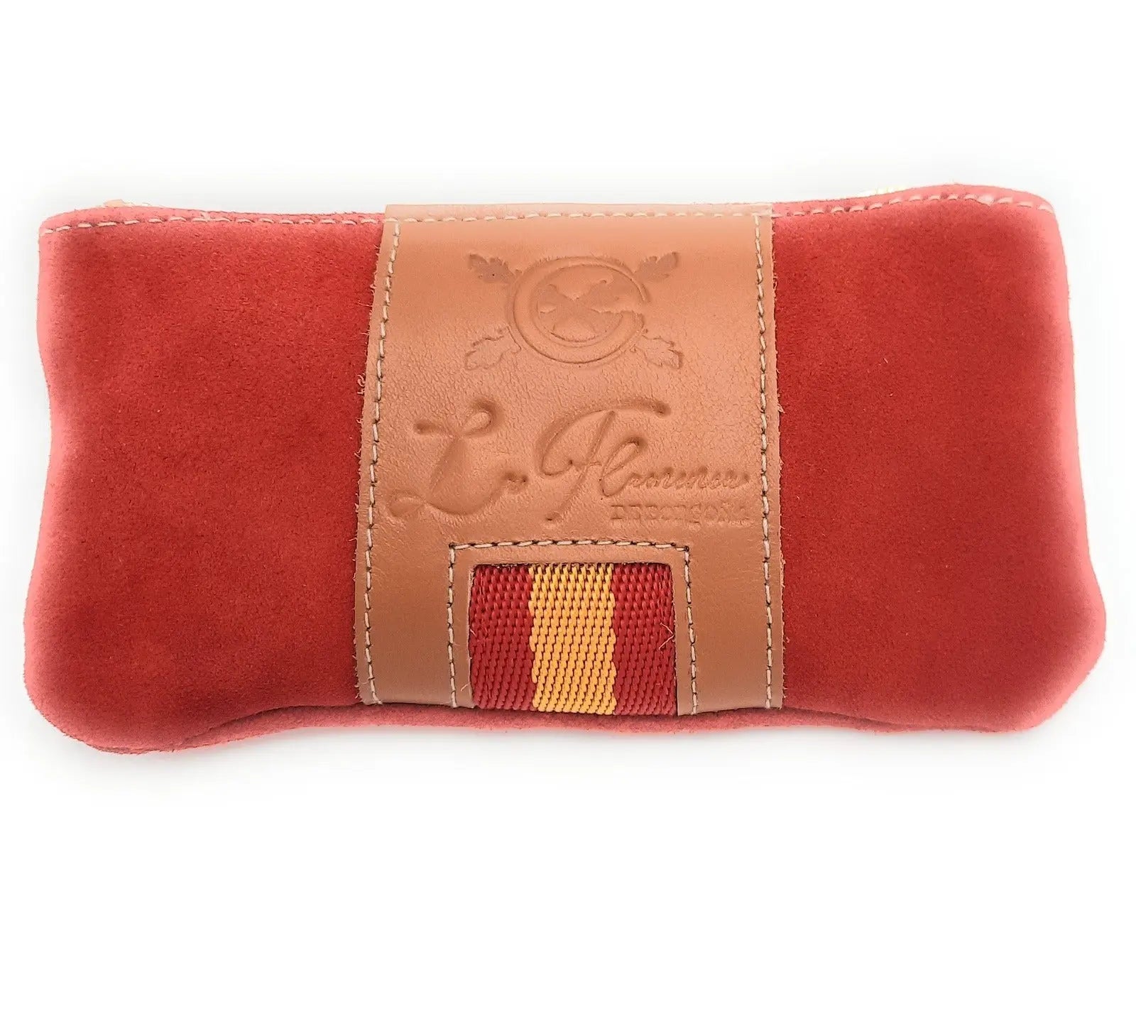 Comprar Monedero España piel serraje rojo Bandera España La Flamenca de Borgoña Patricia Muñoz VOX