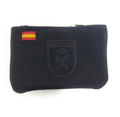 Monedero Guardia Civil serraje azul Bandera España