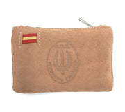 Comprar Monedero GOE serraje camel Bandera España La Flamenca de Borgoña Patricia Muñoz VOX