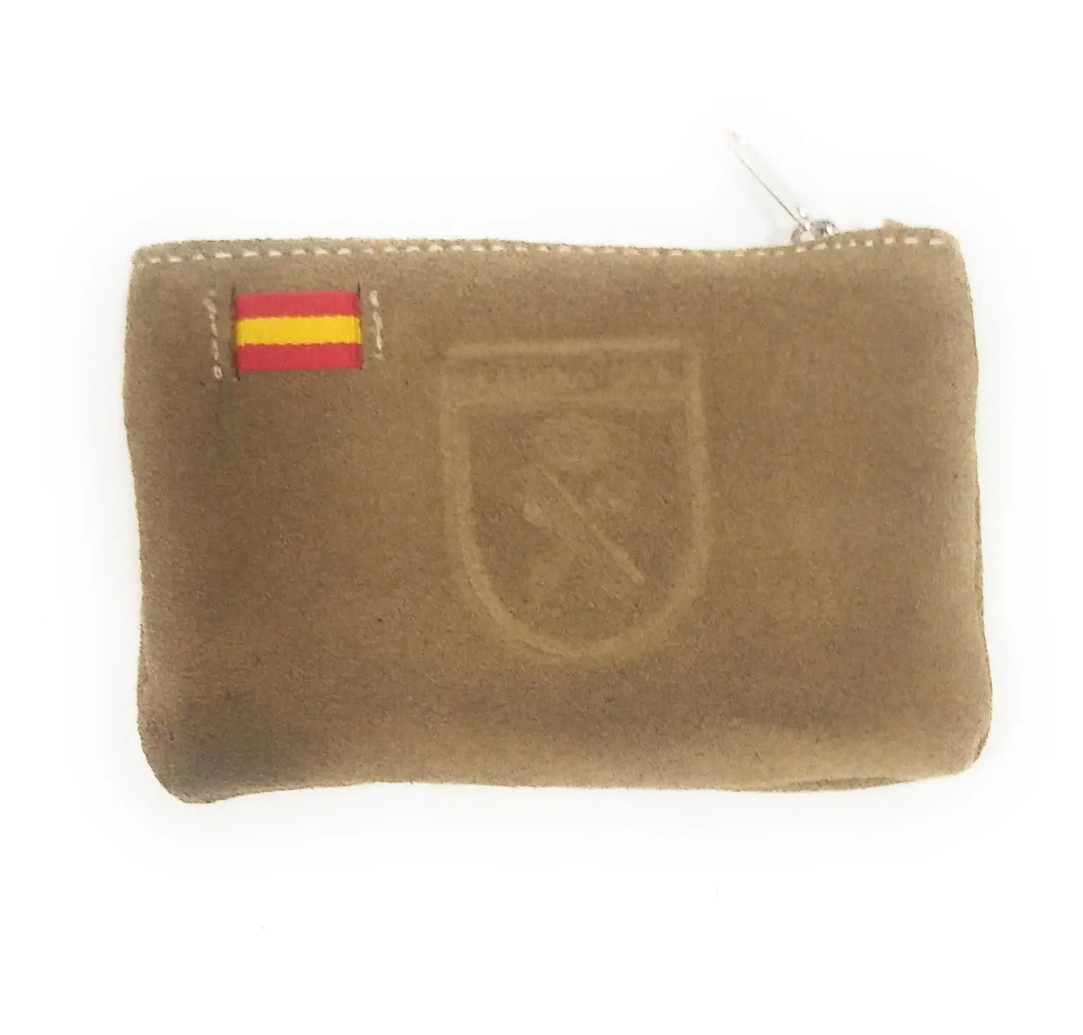 Comprar Monedero Guardia Civil serraje camel Bandera España La Flamenca de Borgoña Patricia Muñoz VOX