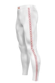 Comprar Pantalón Leggin Cruz de Borgoña hombre pantalón deportivo - XS - OFERTA Bandera España La Flamenca de Borgoña Patricia Muñoz VOX