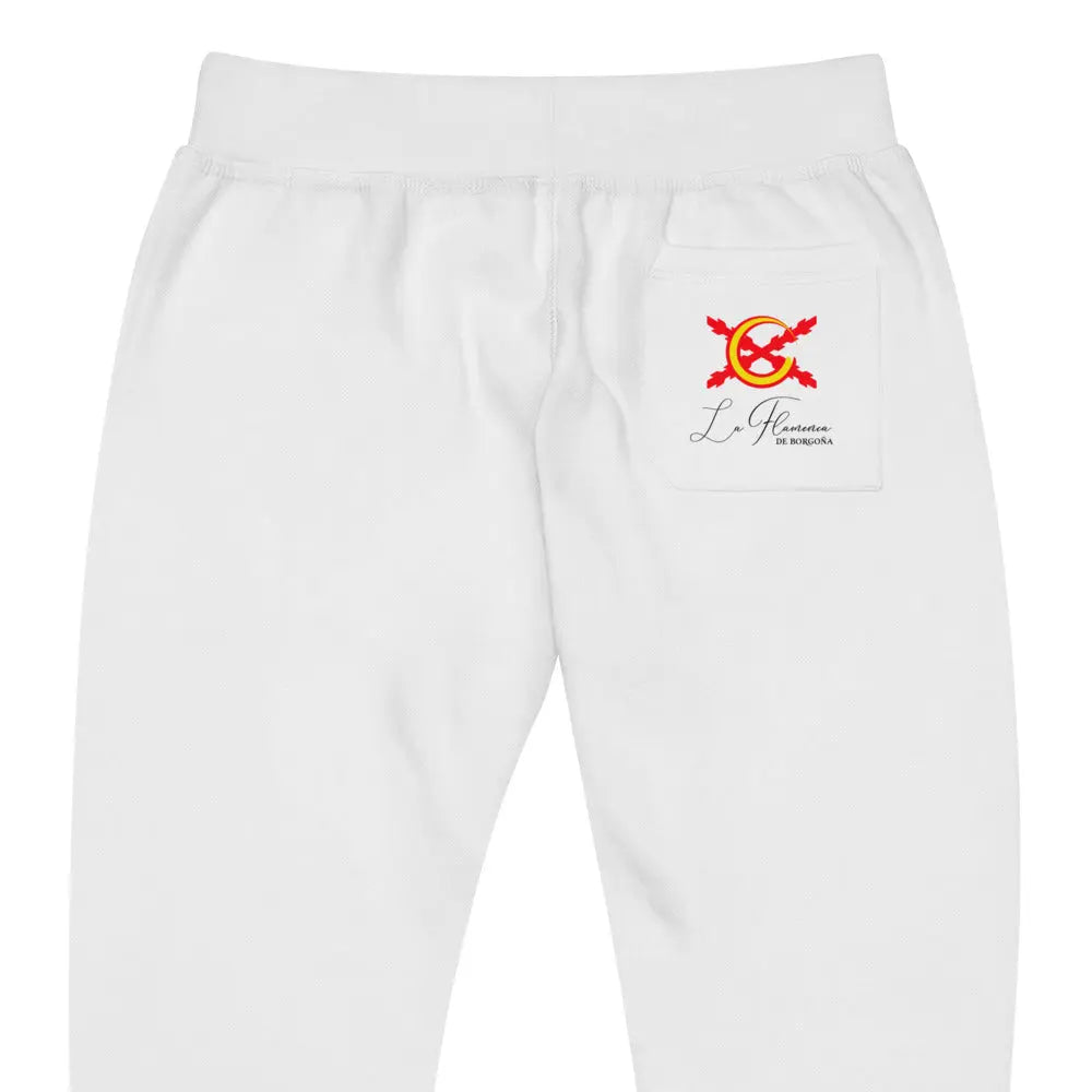 Comprar Pantalón de chándal unisex Cruz de Borgoña Bandera España La Flamenca de Borgoña Patricia Muñoz VOX