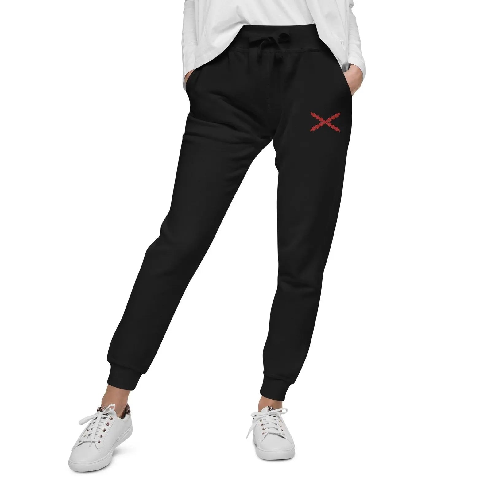 Comprar Pantalón de chándal Cruz de Borgoña unisex Bandera España La Flamenca de Borgoña Patricia Muñoz VOX