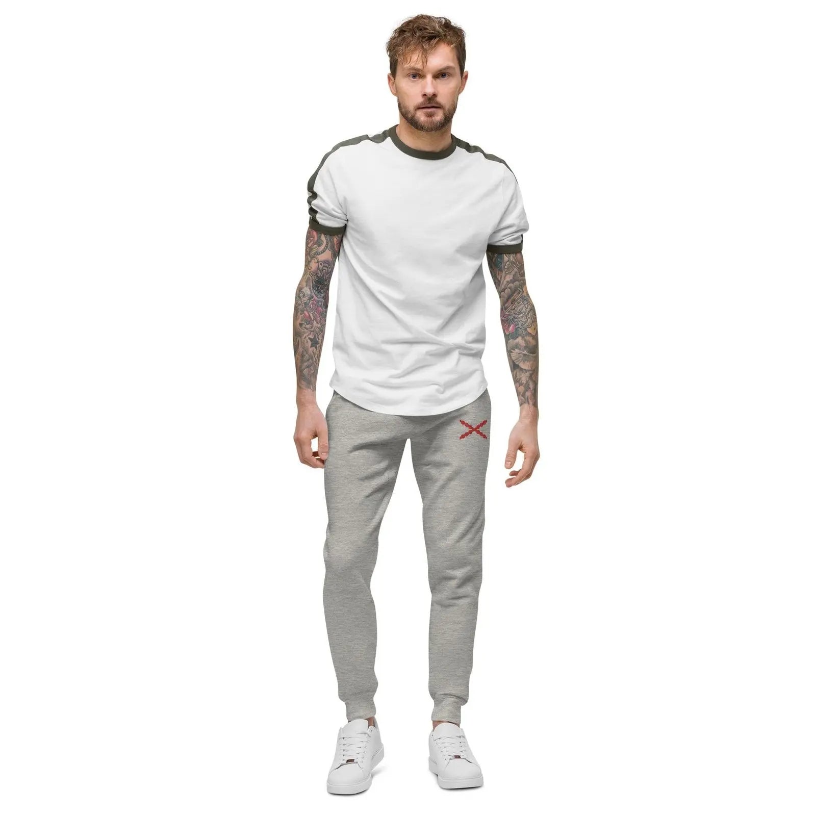 Comprar Pantalón de chándal Cruz de Borgoña unisex Bandera España La Flamenca de Borgoña Patricia Muñoz VOX