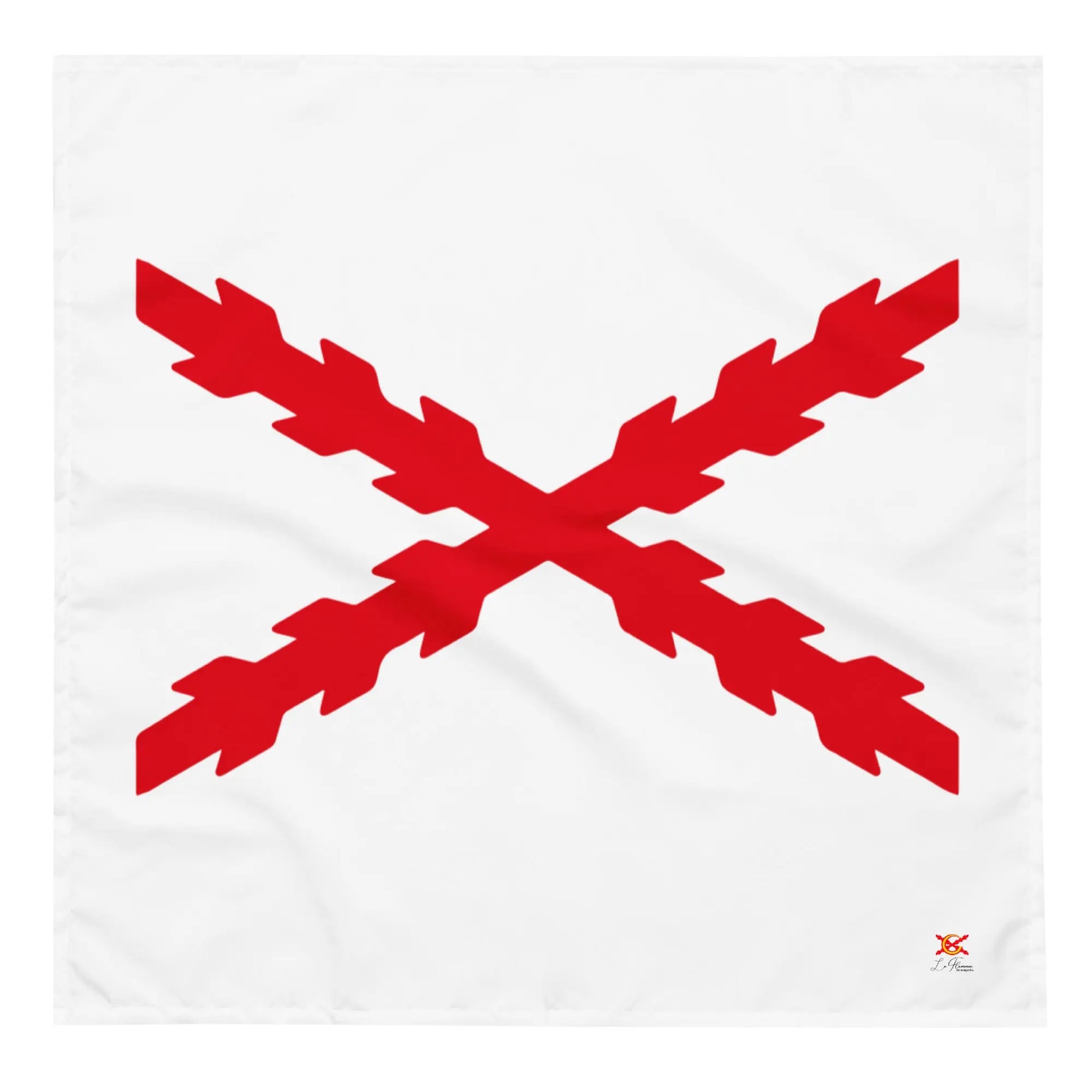 Comprar Pañuelo Cruz de Borgoña Bandera España La Flamenca de Borgoña Patricia Muñoz VOX