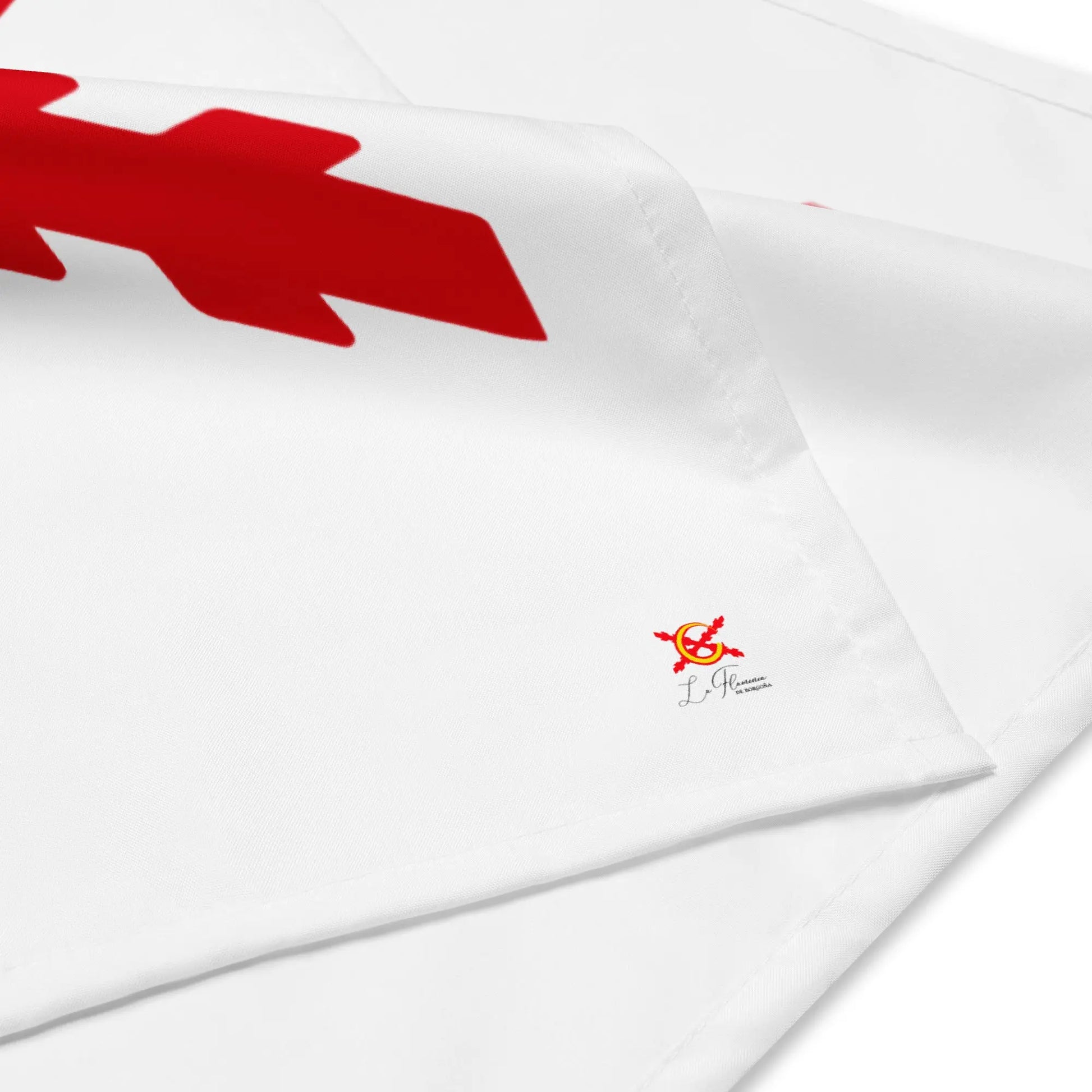 Comprar Pañuelo Cruz de Borgoña Bandera España La Flamenca de Borgoña Patricia Muñoz VOX