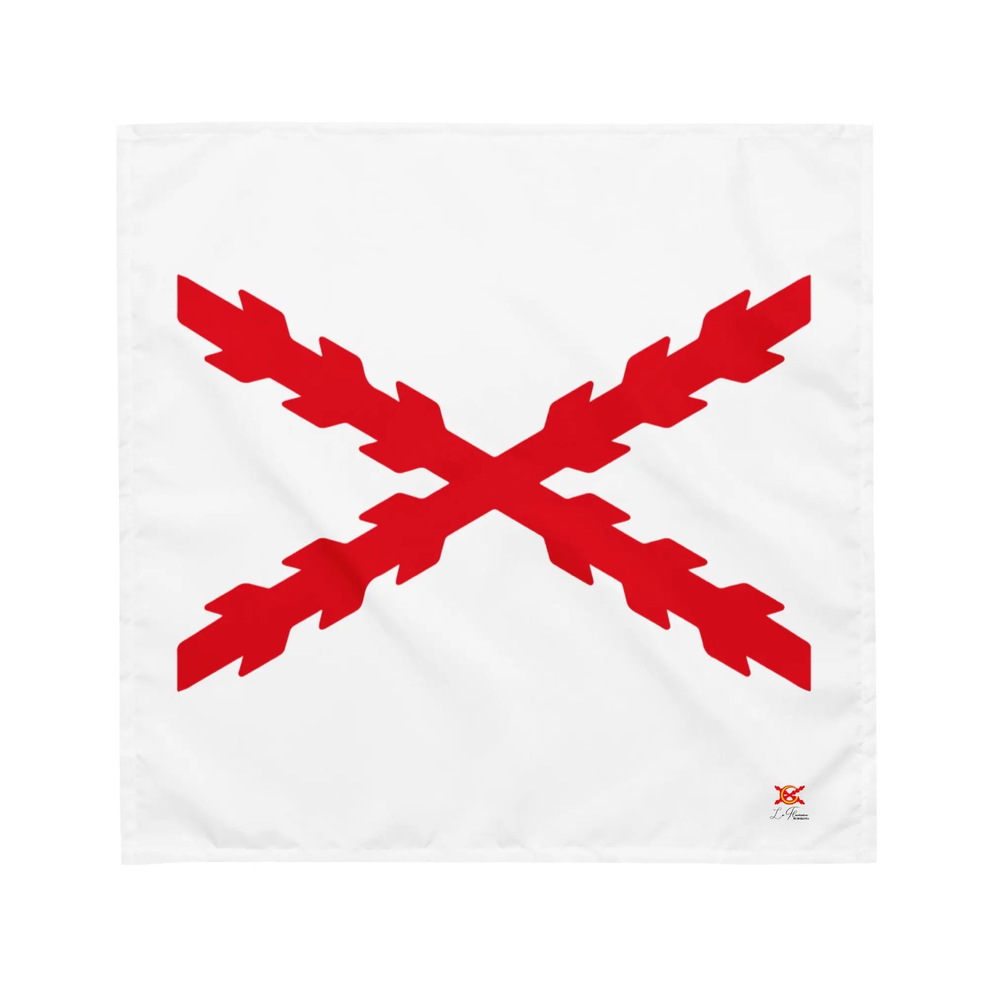 Comprar Pañuelo Cruz de Borgoña Bandera España La Flamenca de Borgoña Patricia Muñoz VOX