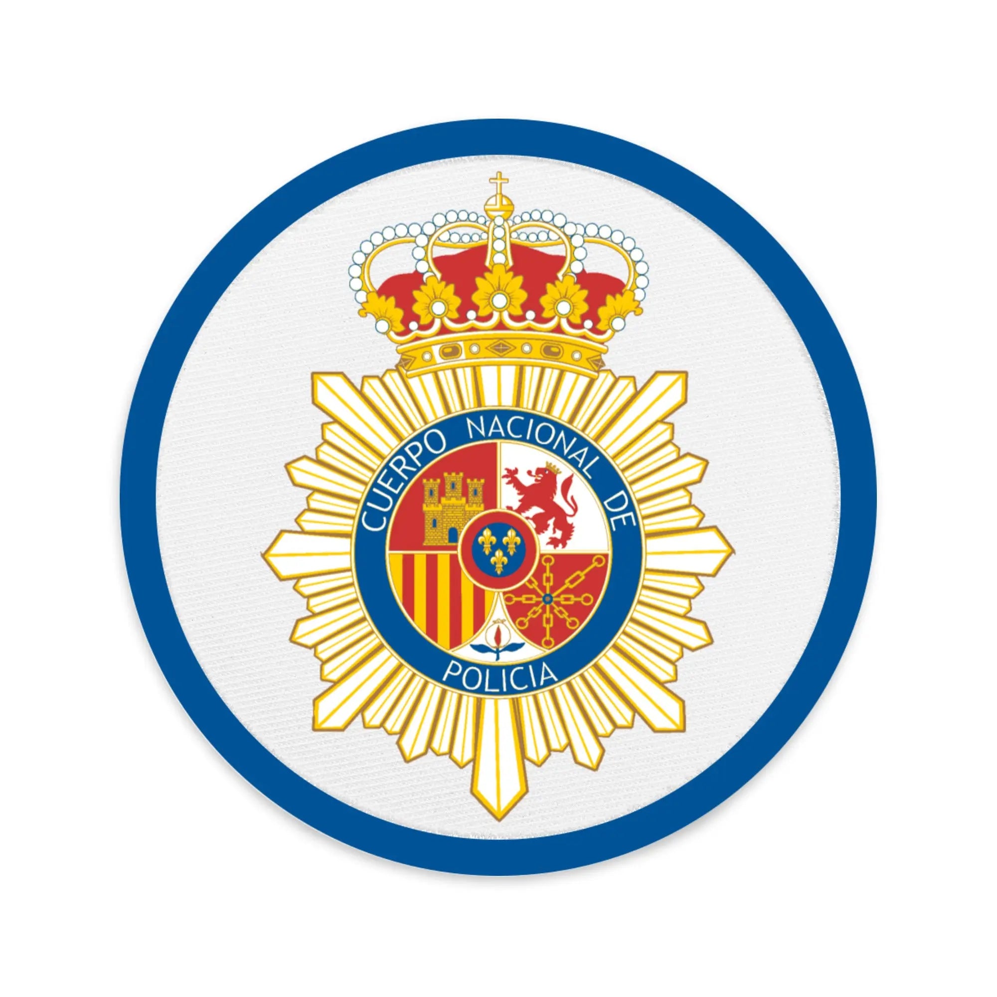 Comprar Parche Policía Nacional Bandera España La Flamenca de Borgoña Patricia Muñoz VOX