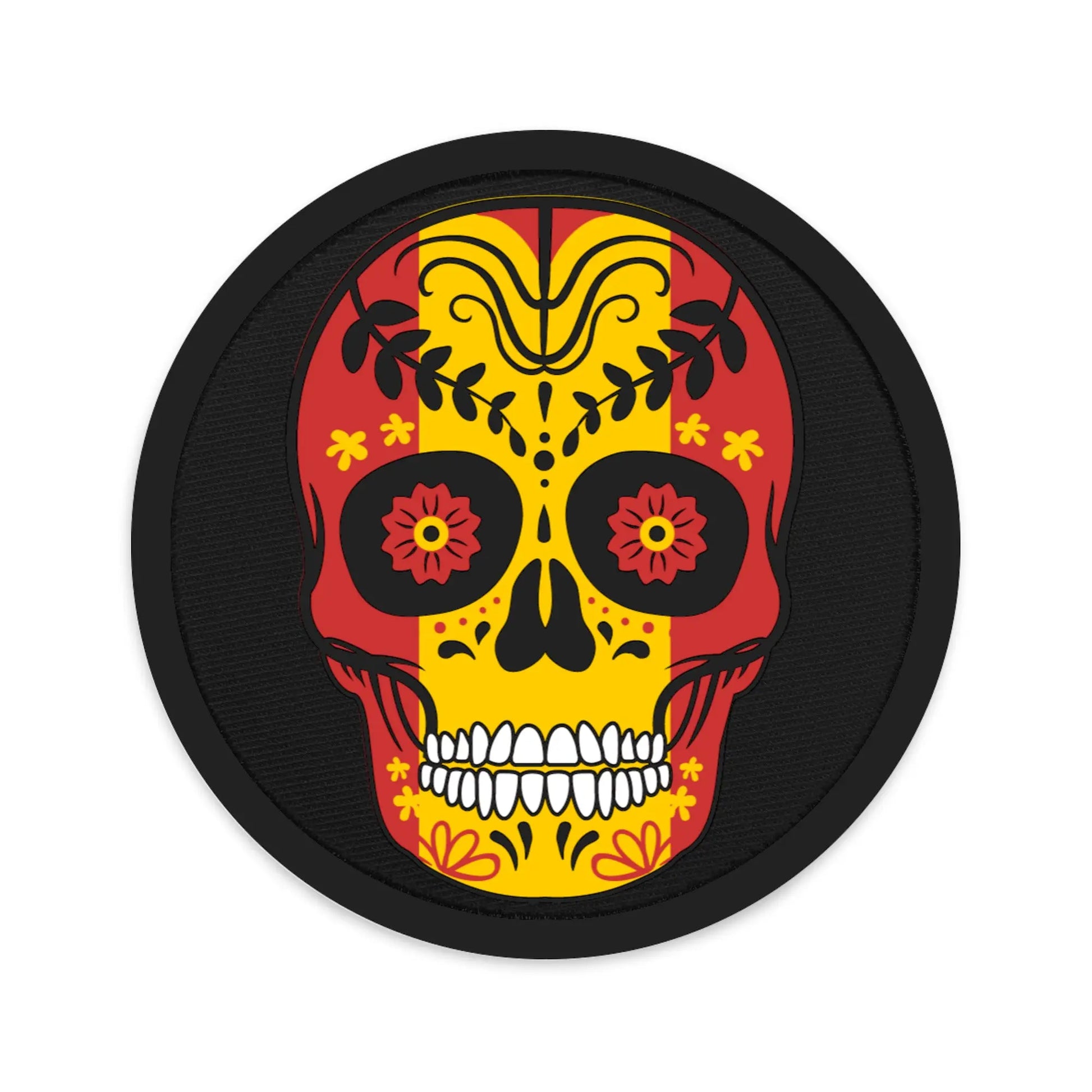 Comprar Parche bordado Calavera de España Bandera España La Flamenca de Borgoña Patricia Muñoz VOX