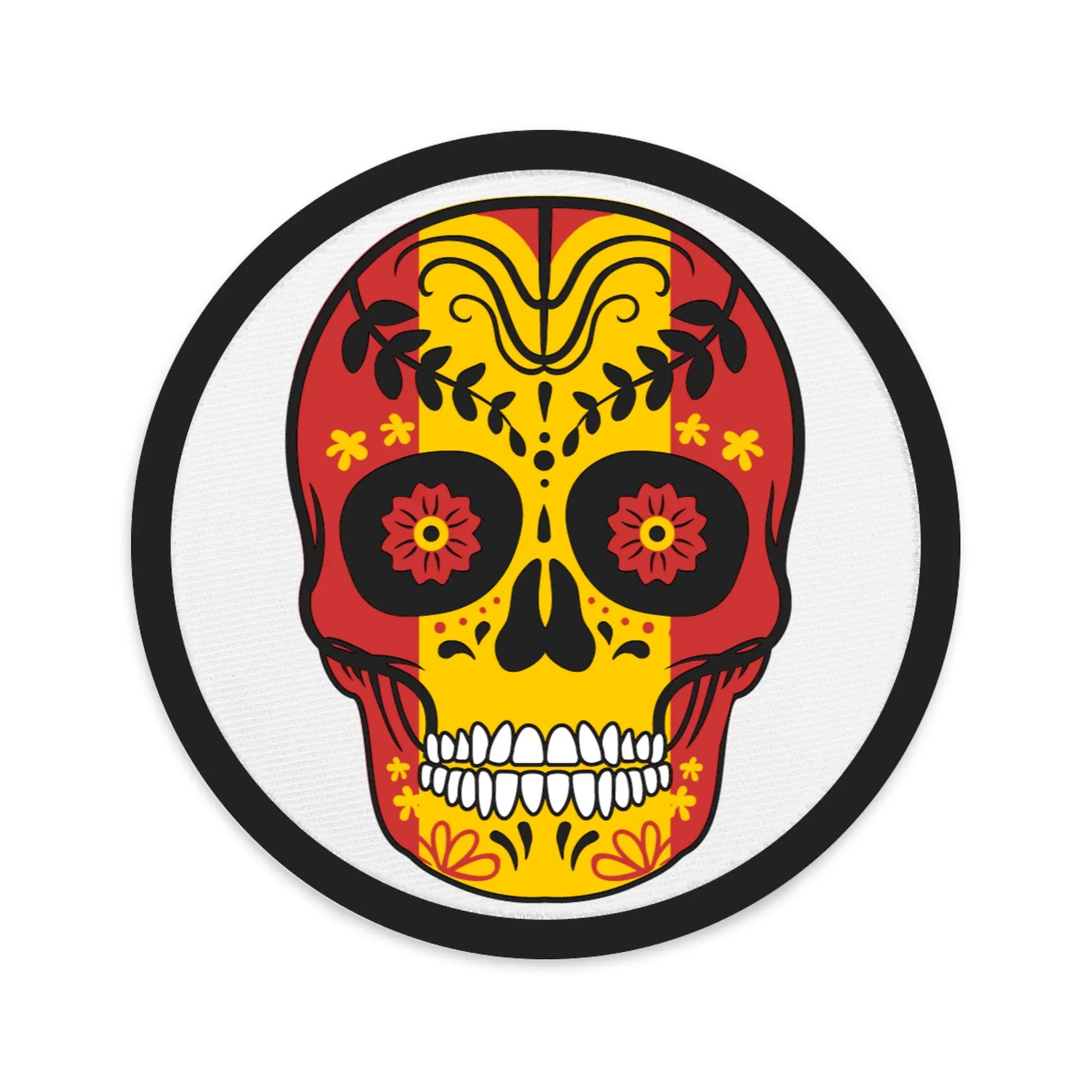Comprar Parche bordado Calavera de España Bandera España La Flamenca de Borgoña Patricia Muñoz VOX