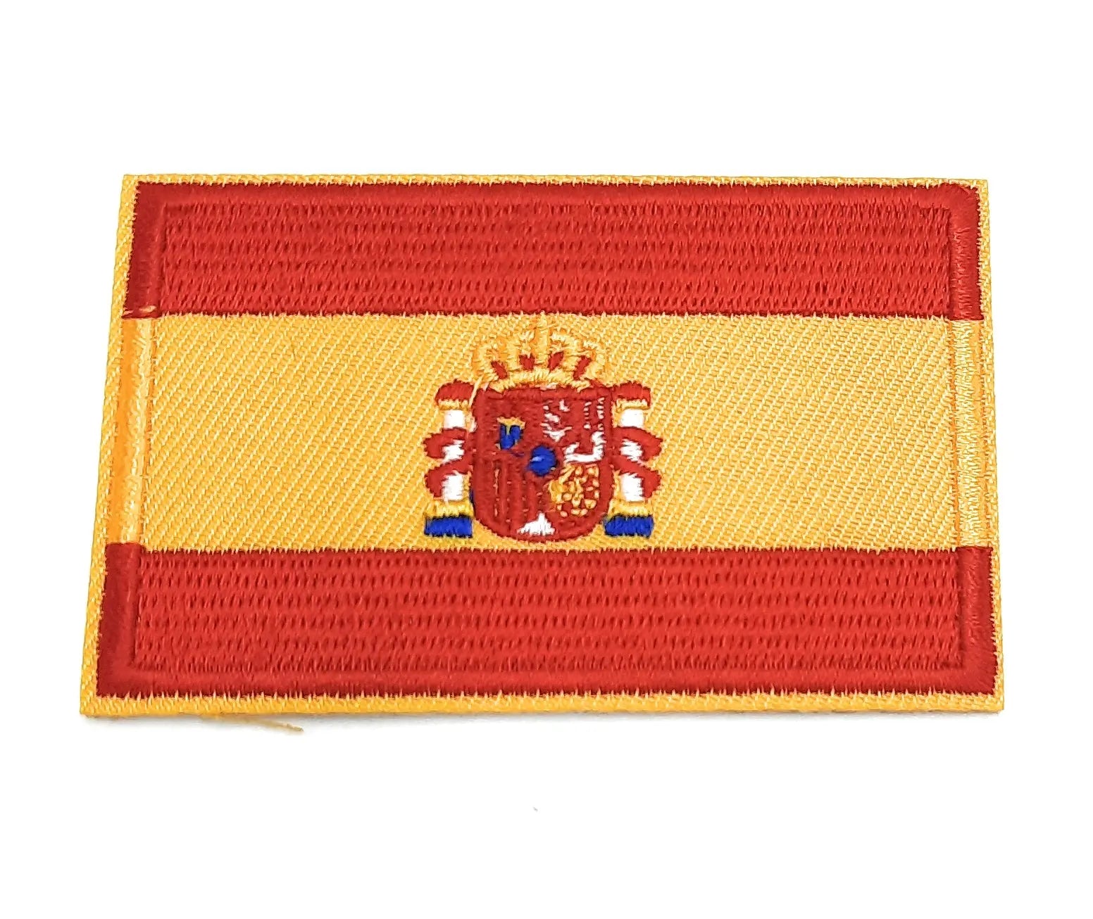 Comprar Parche bordado termo adhesivo Bandera de España y escudo Bandera España La Flamenca de Borgoña Patricia Muñoz VOX