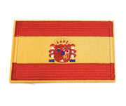 Comprar Parche bordado termo adhesivo Bandera de España y escudo Bandera España La Flamenca de Borgoña Patricia Muñoz VOX