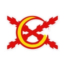 Comprar Pegatina Logo La Flamenca de Borgoña antiburbujas Bandera España La Flamenca de Borgoña Patricia Muñoz VOX