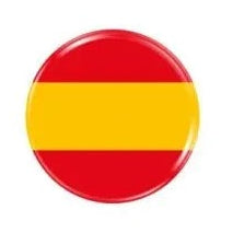 Comprar Pegatina silicona Bandera España franja circular 11 mm (1 unidad) Bandera España La Flamenca de Borgoña Patricia Muñoz VOX