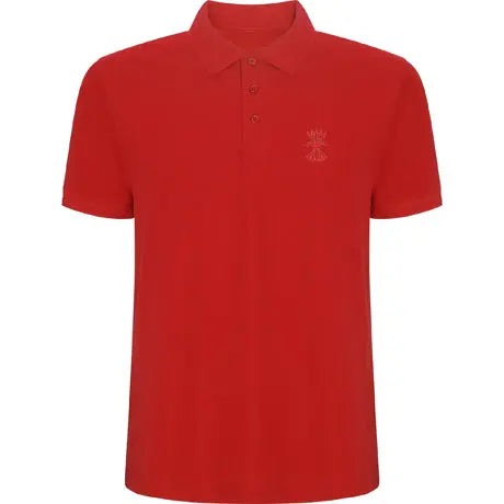 Comprar Polo Falange España rojo hombre Bandera España La Flamenca de Borgoña Patricia Muñoz VOX