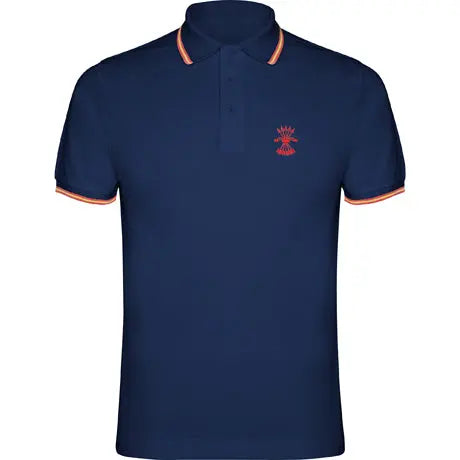 Comprar Polo Falange azul España hombre Bandera España La Flamenca de Borgoña Patricia Muñoz VOX