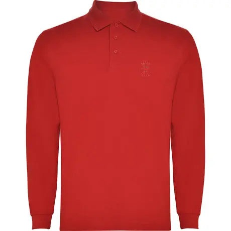 Comprar Polo Falange rojo manga larga hombre Bandera España La Flamenca de Borgoña Patricia Muñoz VOX